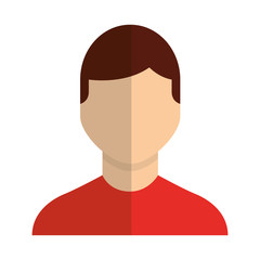 man male avatar line icon vector illustration design