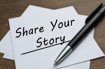 Obraz premium Share Your Story