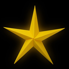Obraz premium Origami paper star