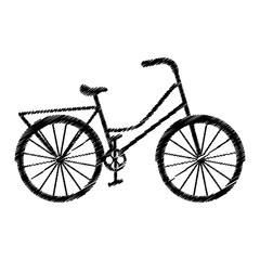 Naklejka premium bicycle vehicle style isolated icon vector illustration design