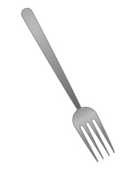 kitchen fork vector symbol icon design.