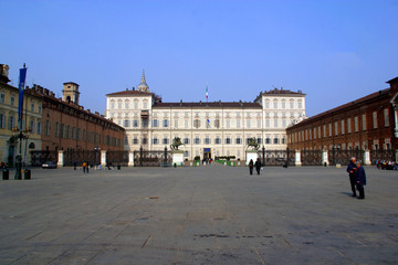 Fototapeta na wymiar Italia,Piemonte,Torino.Palazzo Reale.