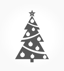Christmas tree icon