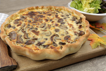 quiche aux champignons 24102016