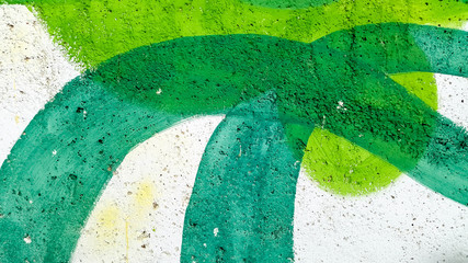 Wall Decoration Green Lines