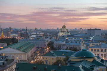Obraz premium view of the center of Moscow, Russia