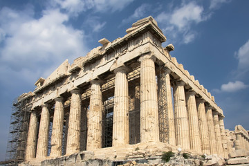 Parthenon on the Acropolis in Athens