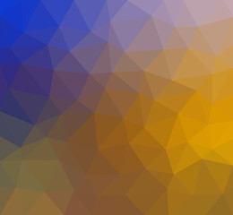Fototapeta premium Multicolor geometric rumpled background. Low poly style gradient illustration. Graphic background.