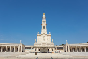 Fototapeta na wymiar Sanctuary Church in Fatima Portugal.