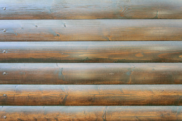 Obraz premium quality wall of wooden planks