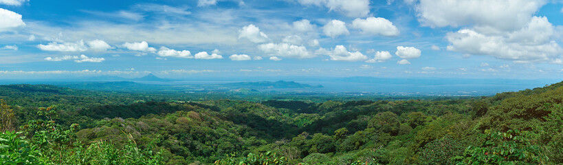 Fototapeta na wymiar Panorama of Nicaragua country
