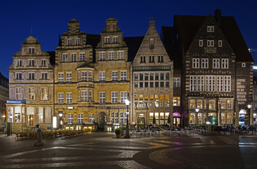 Fototapeta na wymiar Marktplatz in Bremen