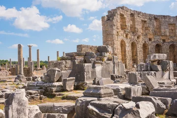 Foto op Plexiglas Ancient ruins of Perge,Turkey. © Tracy Ben