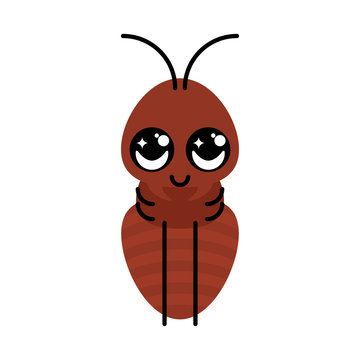 Isolated cute bug