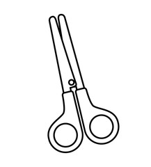 scissors school supply isolated icon vector illustration design