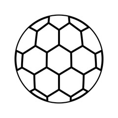 soccer balloon isolated icon vector illustration design