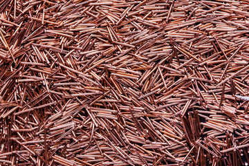 Electrical copper wire background.