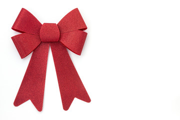 Red Holiday Bow Background