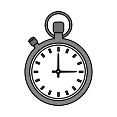 chronometer watch isolated icon vector illustration design