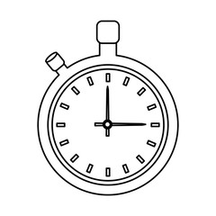 chronometer watch isolated icon vector illustration design