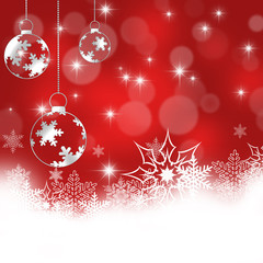 クリスマス　雪の結晶　オーナメント