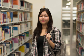 Fototapeta premium college student in liberty.