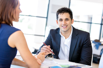 Businessman at the office