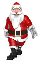 santa walking