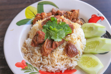 Stewed pork with rice