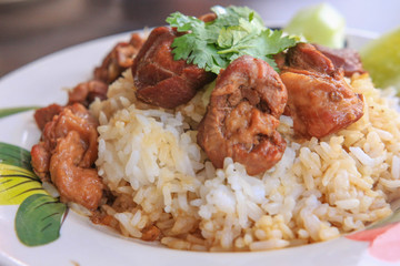 Stewed pork with rice