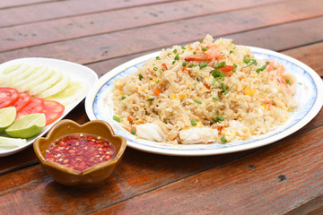 Seafood fried rice