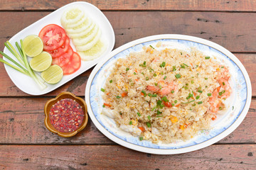Seafood fried rice