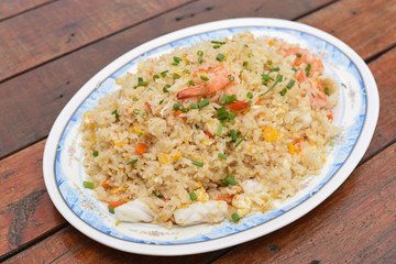 Seafood fried rice