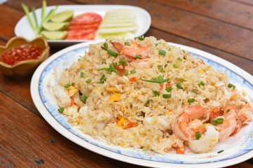 Seafood fried rice