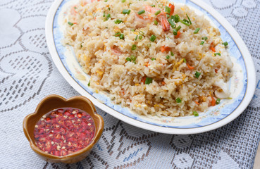 Seafood fried rice