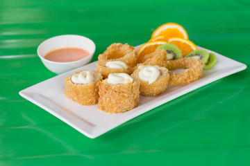 fried meat balls
