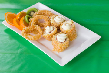 fried meat balls