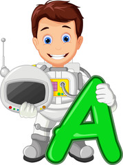 Cartoon Astronaut for you design