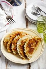 Chebureki, Deep-fried Savory Meat Filled Pastries