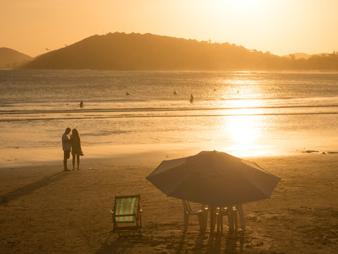 Geriba Beach at Sunset in Buzios, Brazil