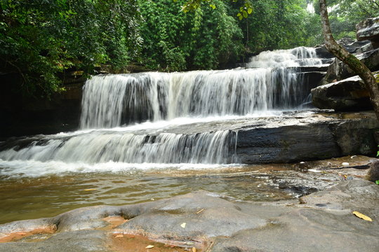 Thanthong  waterfall  sangkhom district Nong Khai Thailand