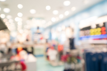 Fototapeta premium Blur image of shopping mall