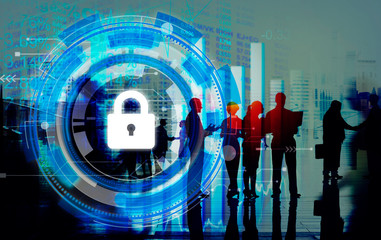 Obraz premium Business Corporate Protection Safety Security Concept