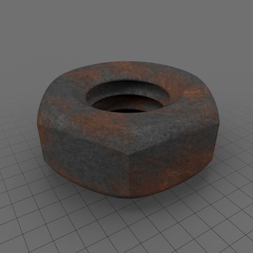 Hex Nut Aged