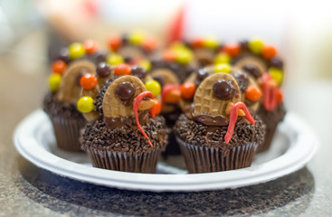 Thanksgiving cupcakes