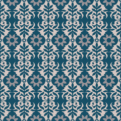 Vector Trendy Pattern, Floral Background for Creative Design