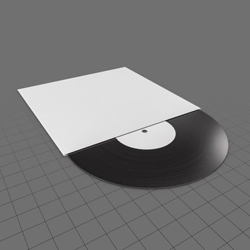 Record Cover Half Out