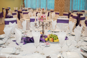 Wedding floral table arrangement