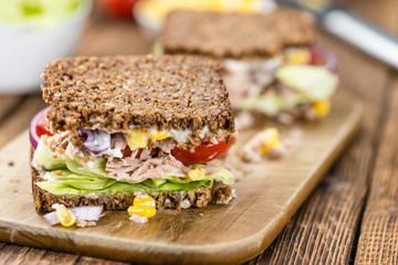 Tuna Sandwich (on wholemeal bread)