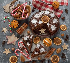 Christmas fruit cake